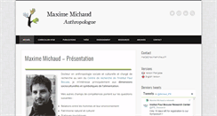 Desktop Screenshot of maximemichaud.net